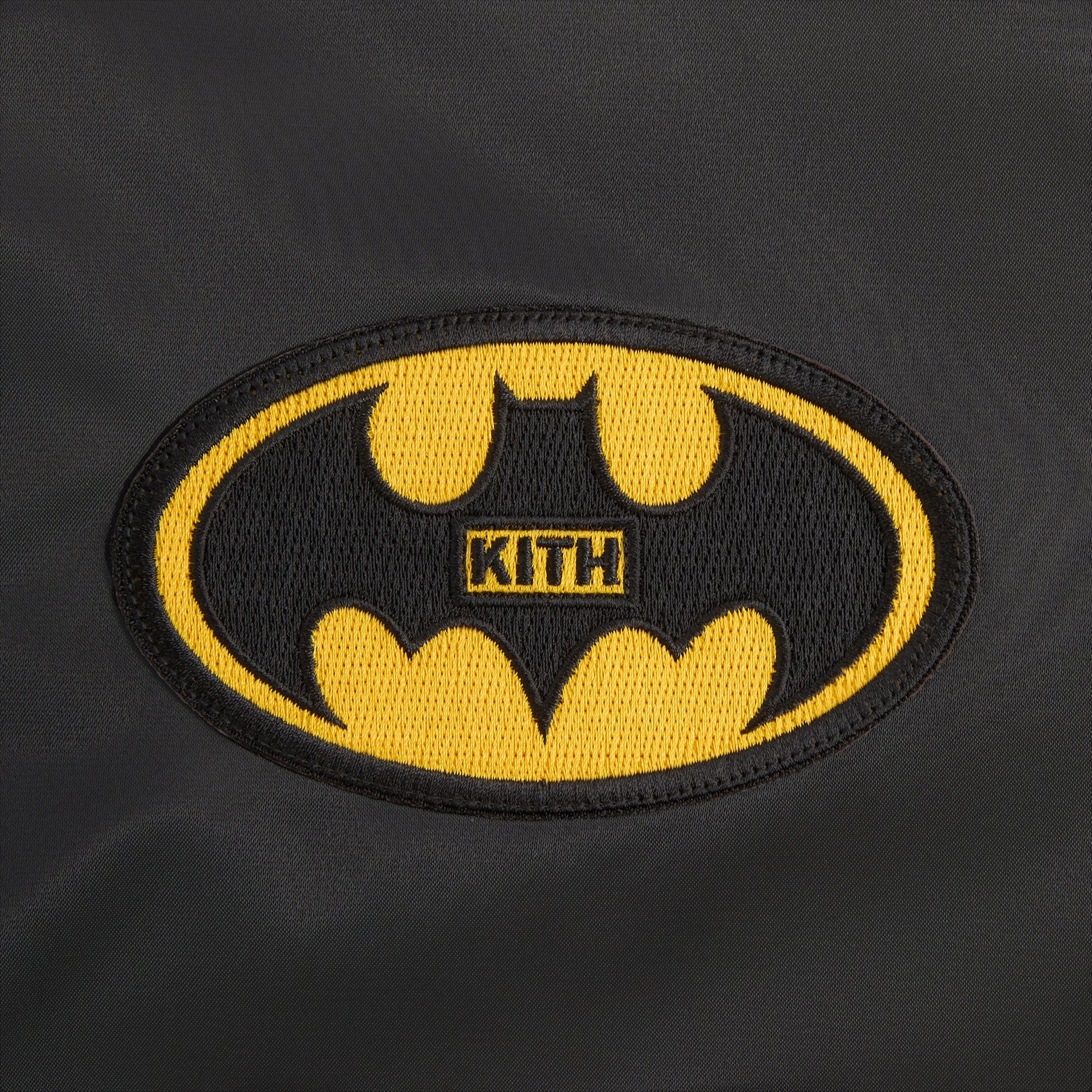 Batman | Kith Satin Bomber Jacket - Black