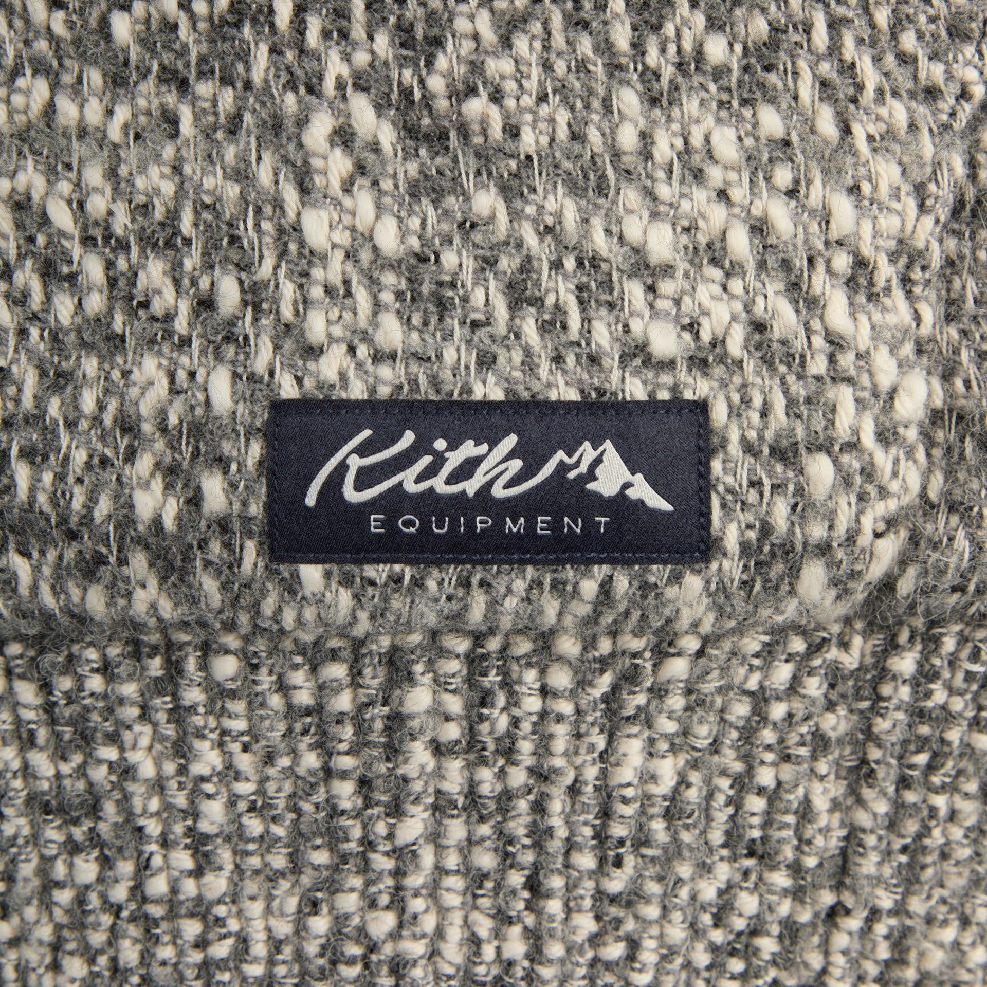 Kith Textured Tweed Sierra Hoodie - Fin