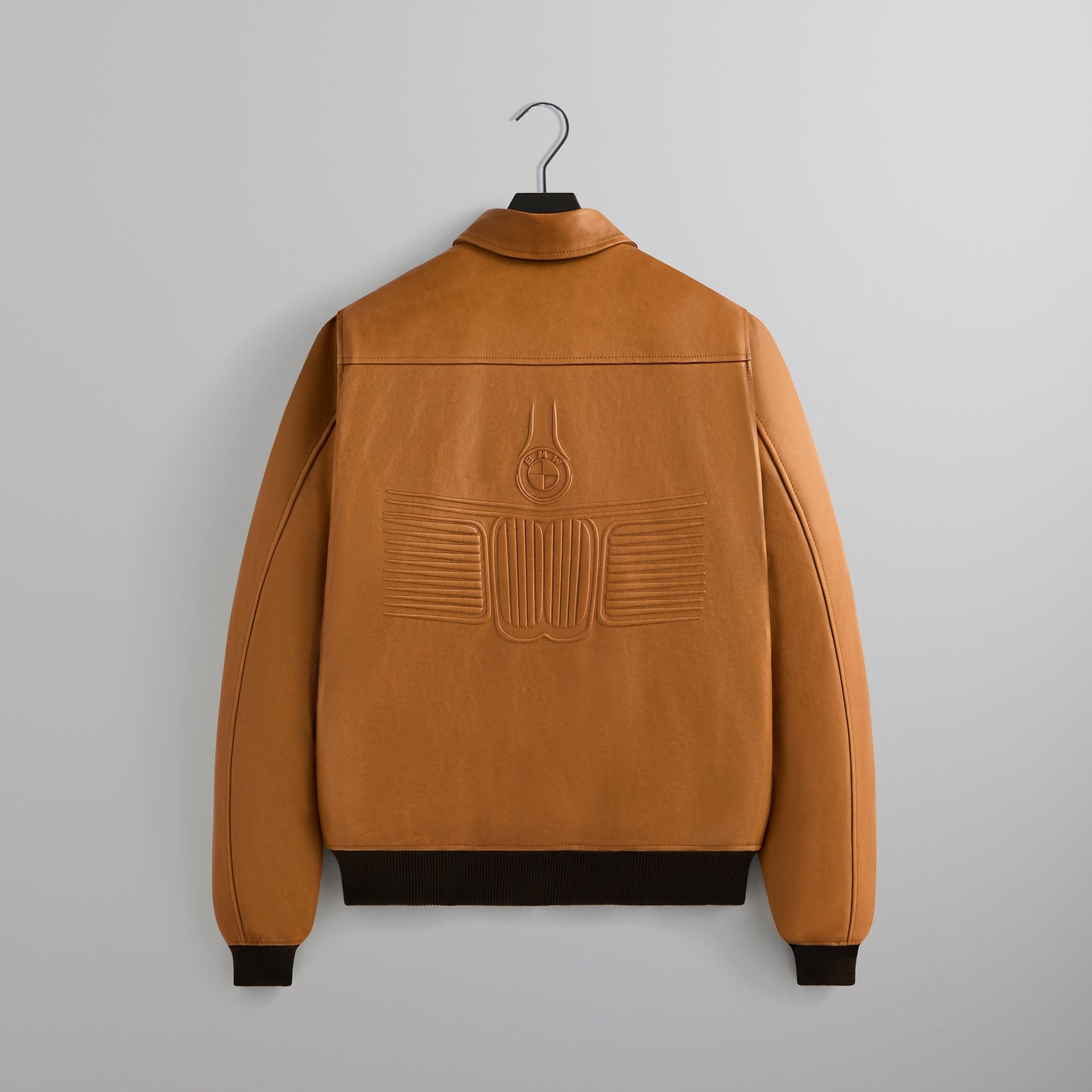 Kith for BMW Leather Hawthorne Flight Jacket - Desert