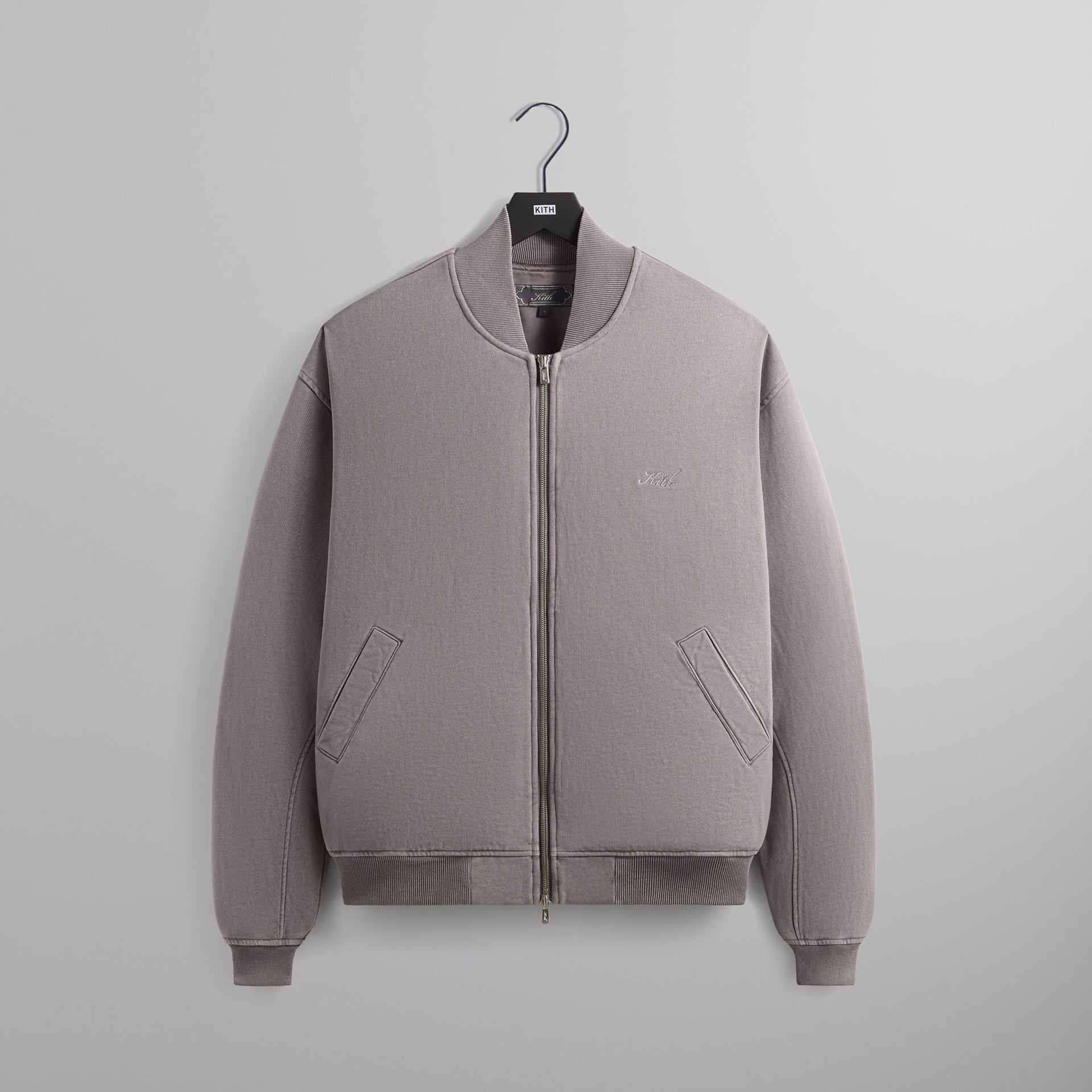 Kith Fleece Avery Bomber Jacket - Argon