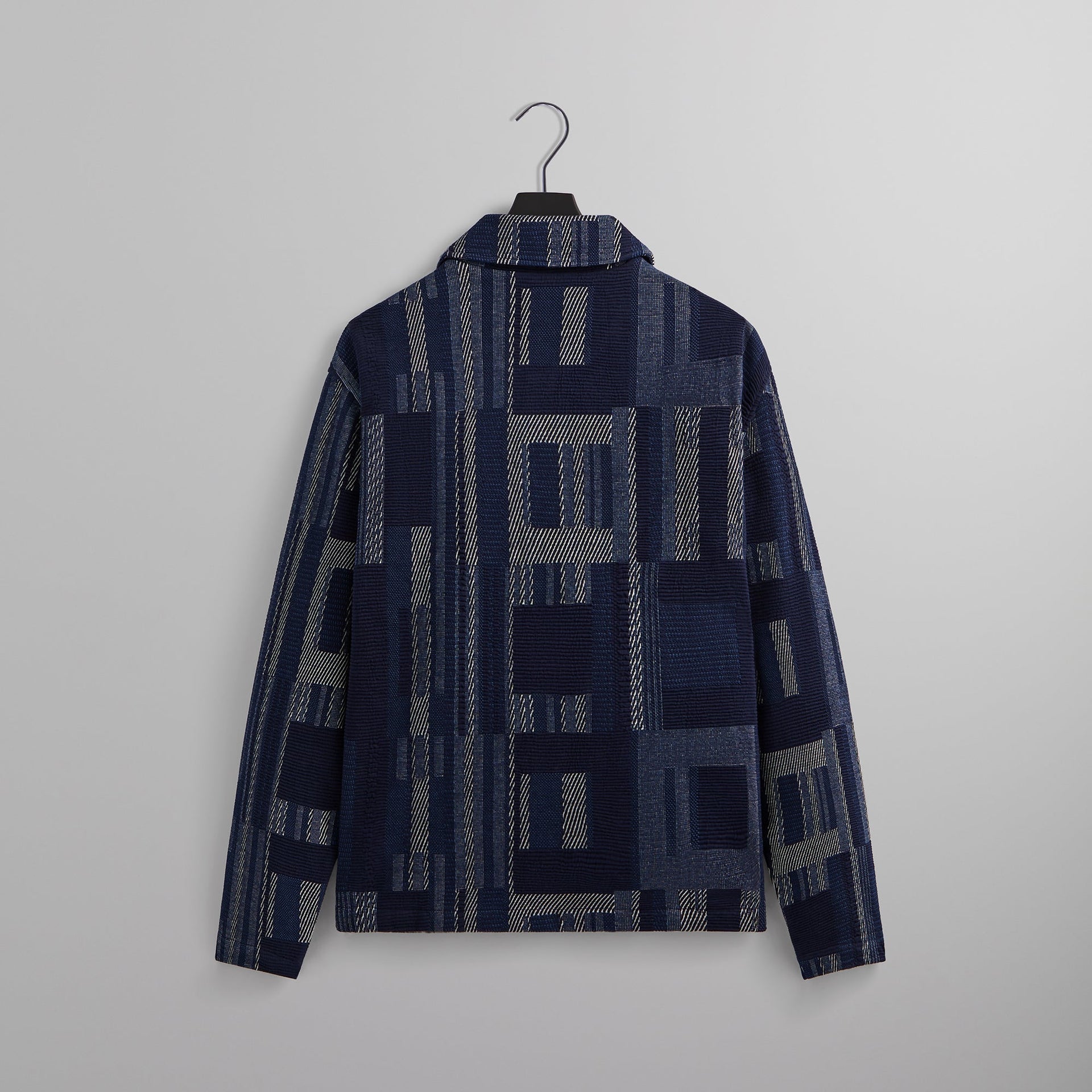 Kith Geometric Knit Coaches Jacket - Nocturnal