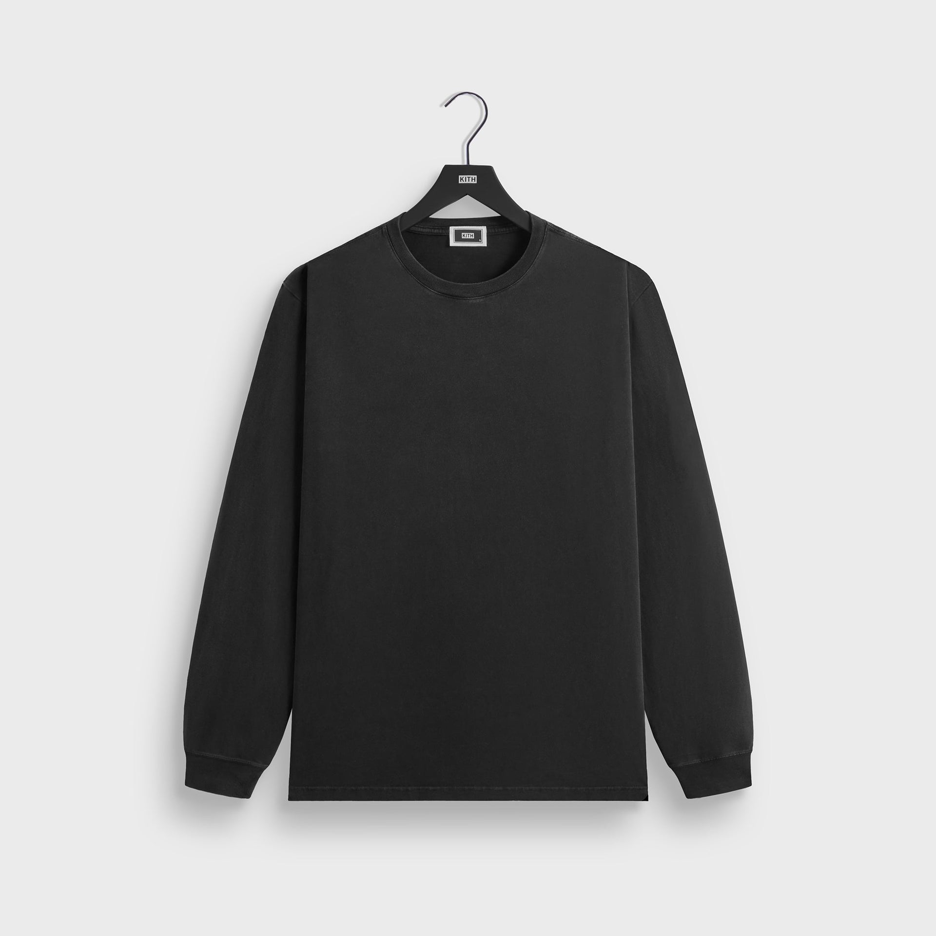 Kith Long Sleeve Vintage Tee in Black