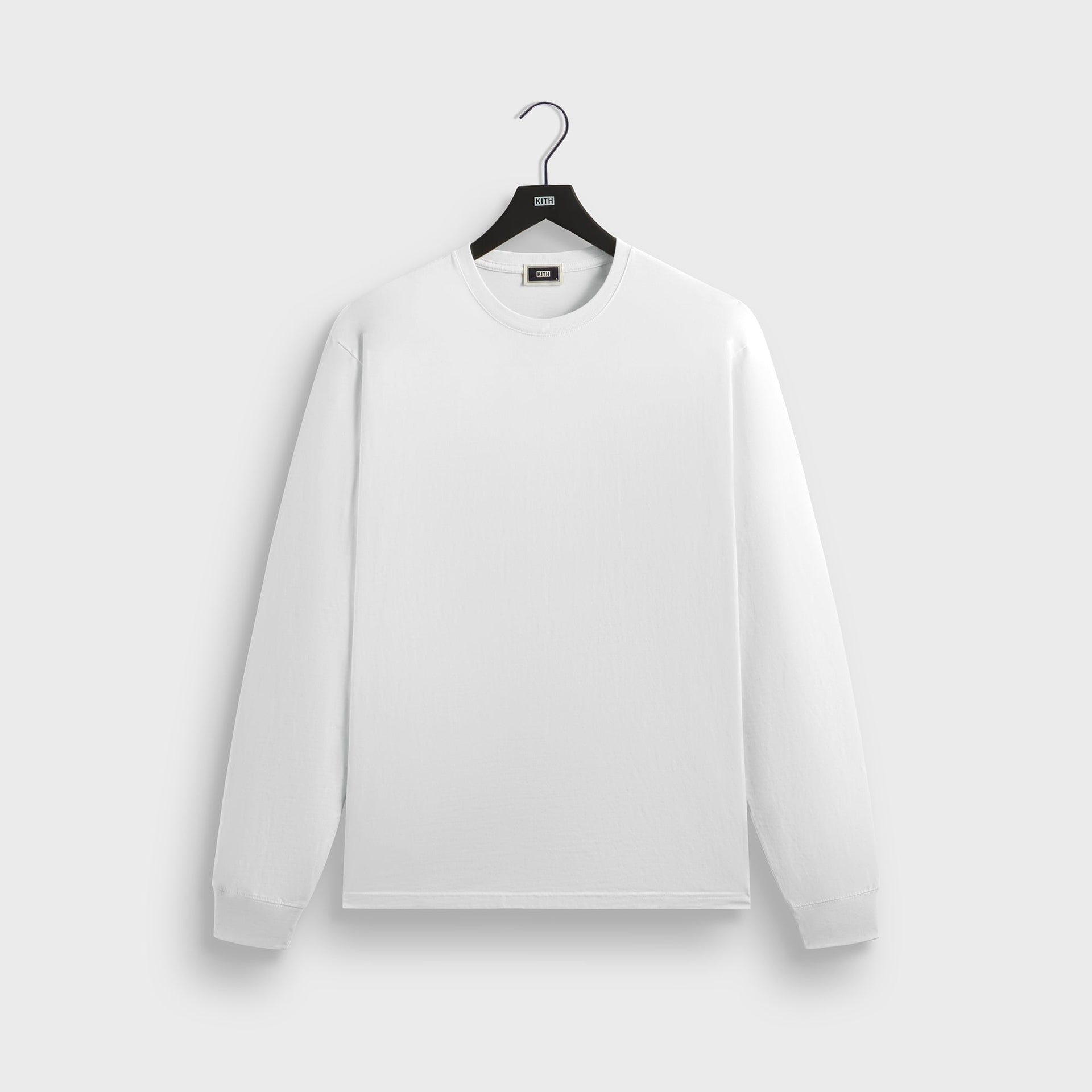 Kith Long Sleeve Vintage Tee in White