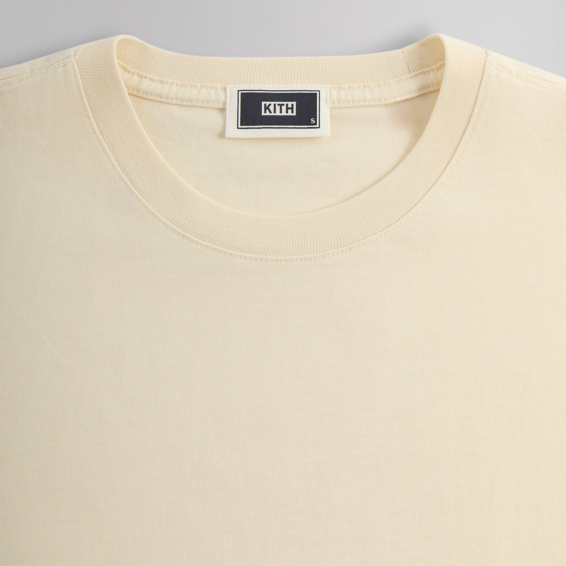 Kith Long Sleeve Vintage Wash Tee - Sandrift