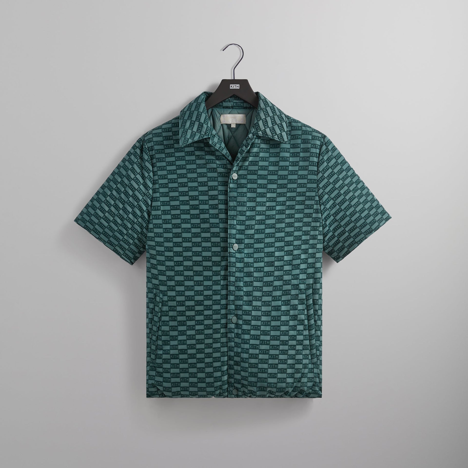 Kith Flocked Monogram Puffed Devon Shirt - Rhythm