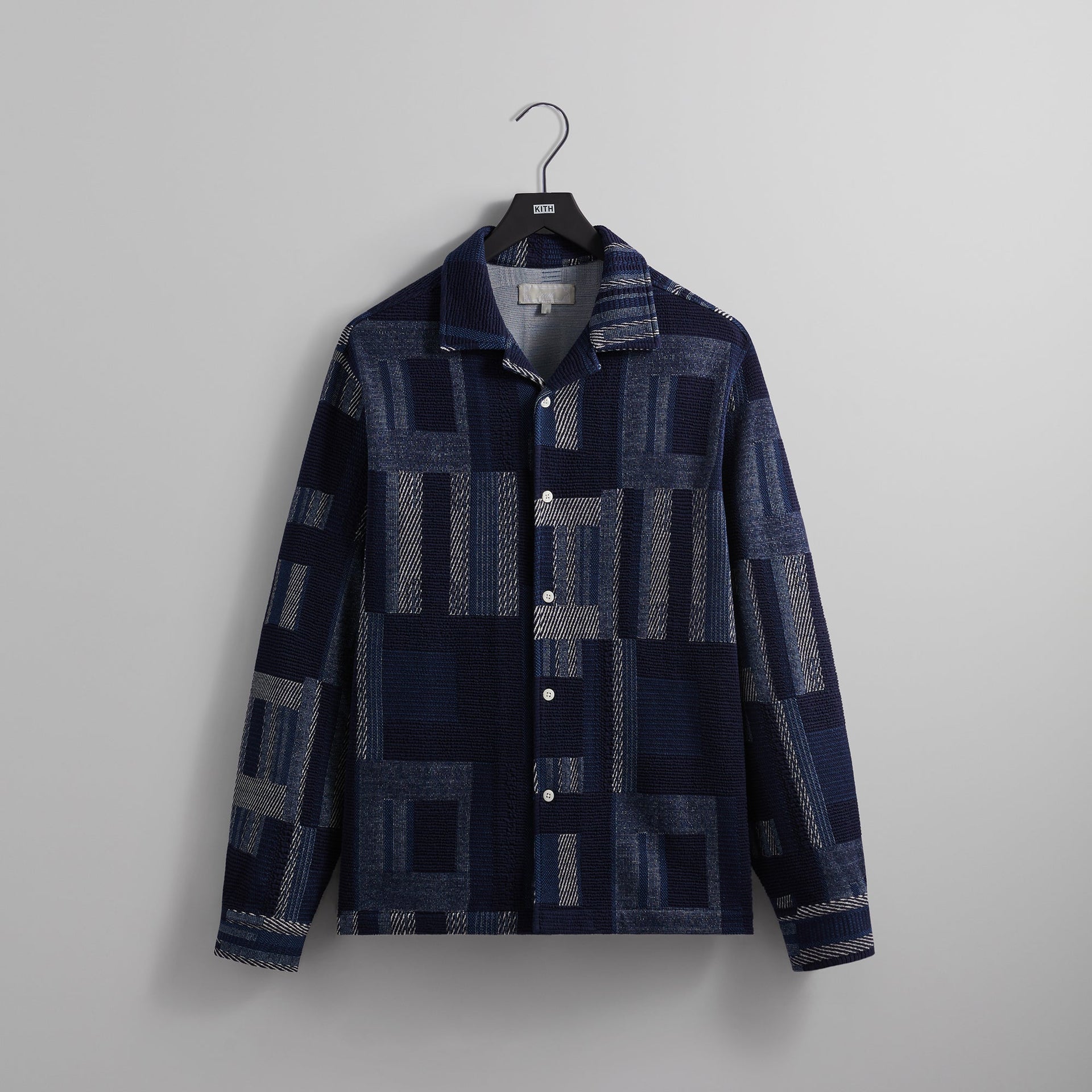 Kith Geometric Knit Cohen Shirt - Nocturnal