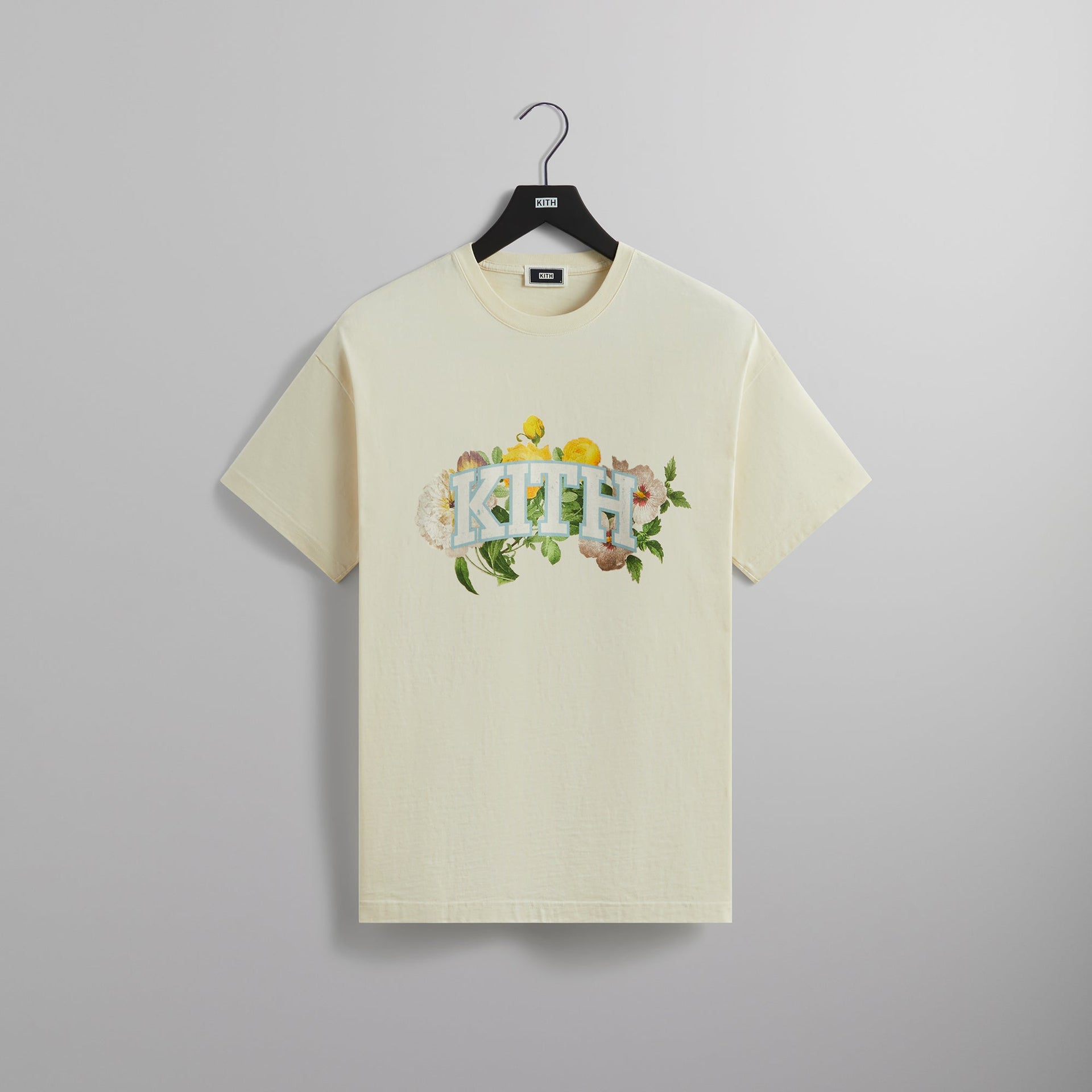 Kith Floral Arch Vintage Tee - Sandrift