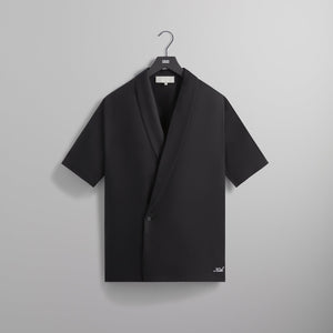 Kith Silk Cotton Thompson Crossover Shirt - Black