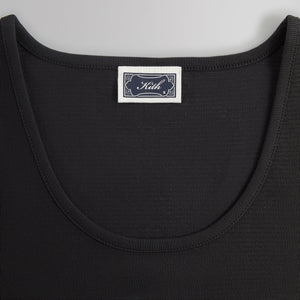 Kith Pointelle Mesh Spencer Tank - Black