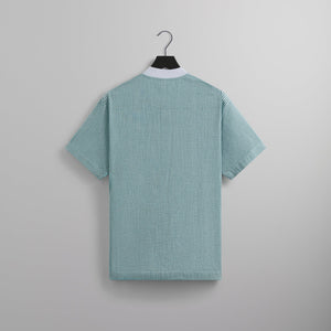 Kith Seersucker Pearson Henley Pullover - Conifer