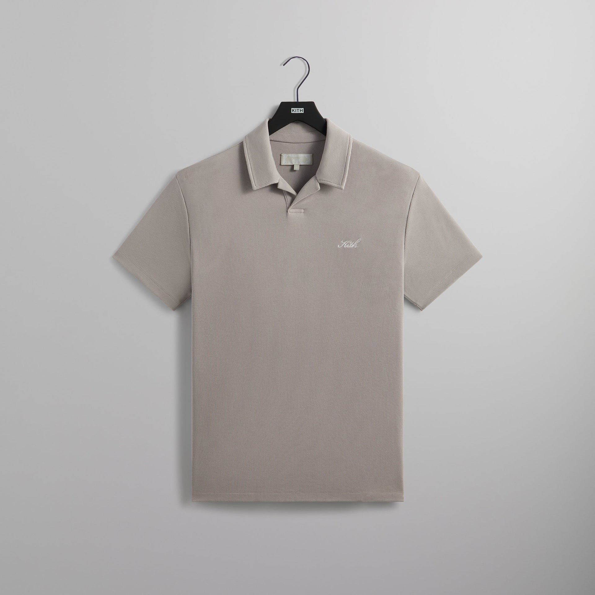 Kith Micro Waffle Drew Polo - Space