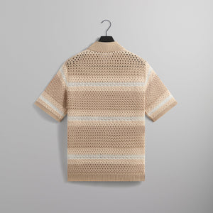 Kith Thompson Crochet Buttondown - Frosty Rose