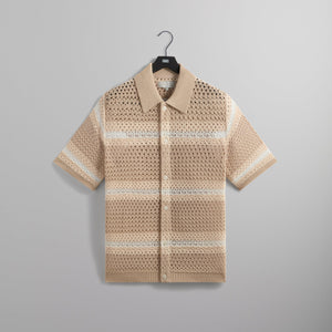 Kith Thompson Crochet Buttondown - Frosty Rose