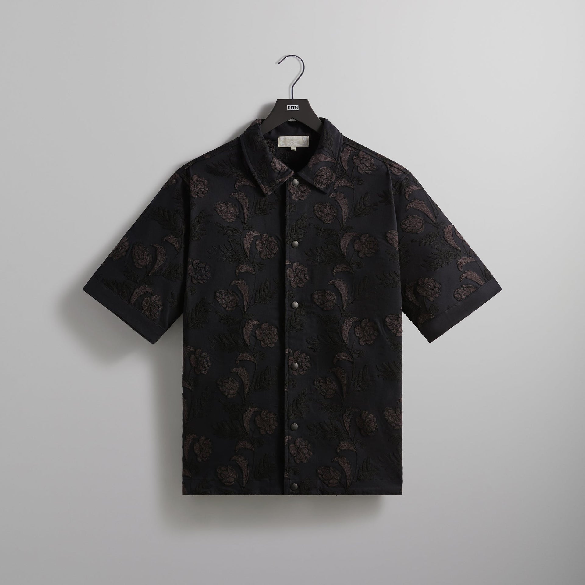 Kith Chain-Stitched Woodpoint Shirt - Black