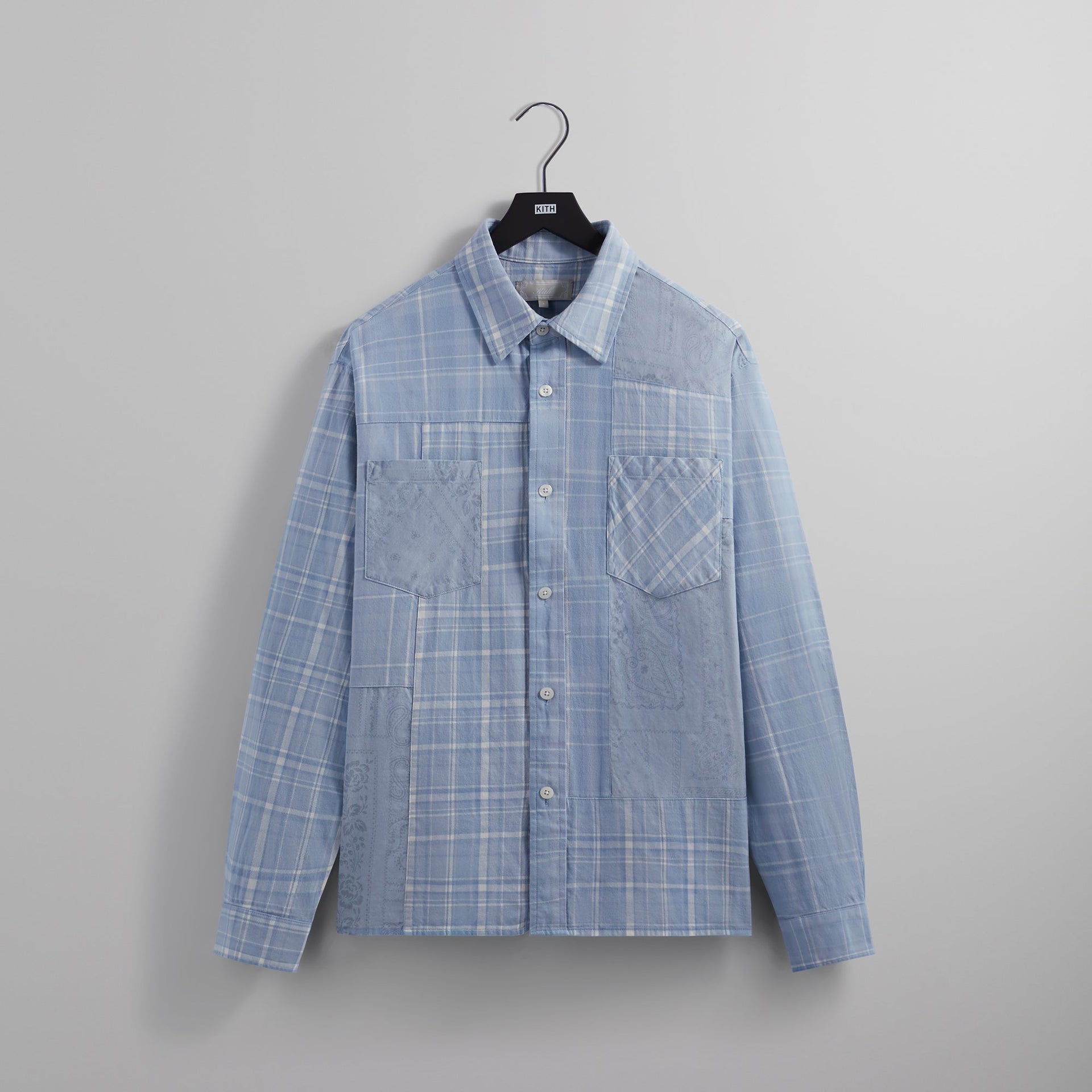 Kith Patchwork Jaydin Buttondown Shirt - Daydream