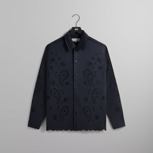 Kith Isaac Microsuede Long Sleeve Buttondown - Define