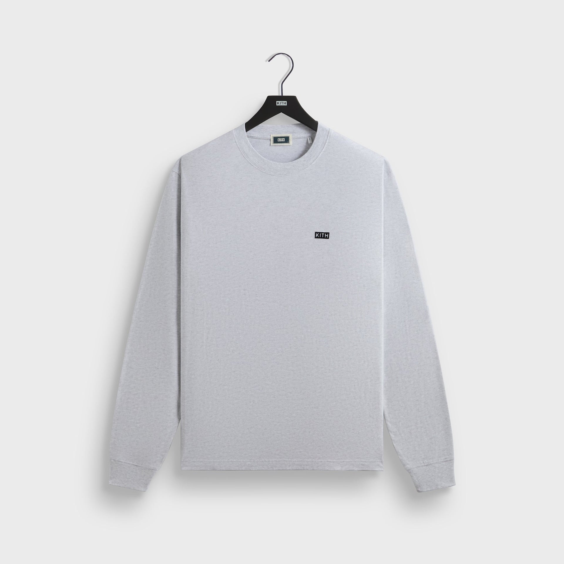 Kith Long Sleeve LAX Tee in Light Heather Grey