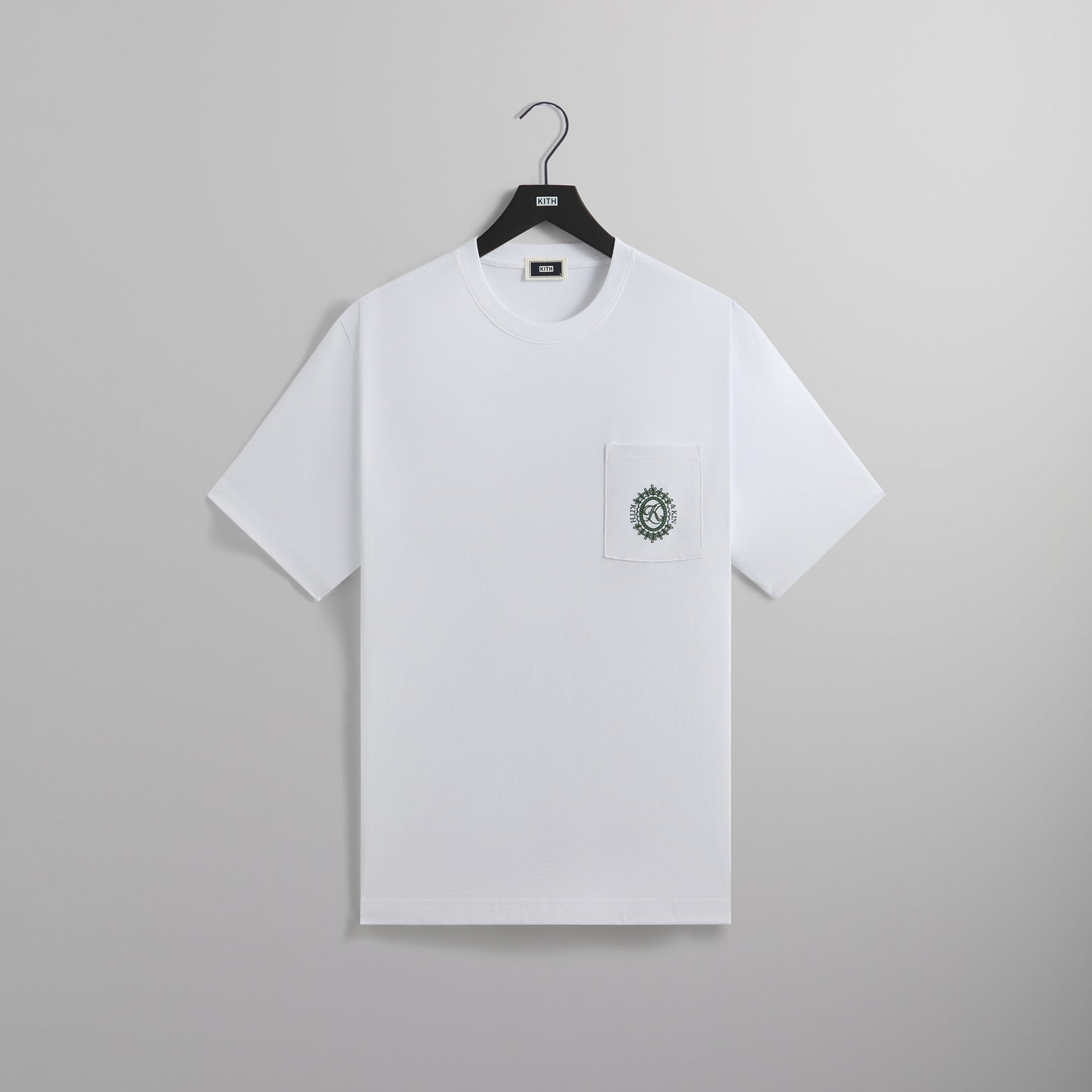 Kith & Kin Lace Crest Pocket Tee - White