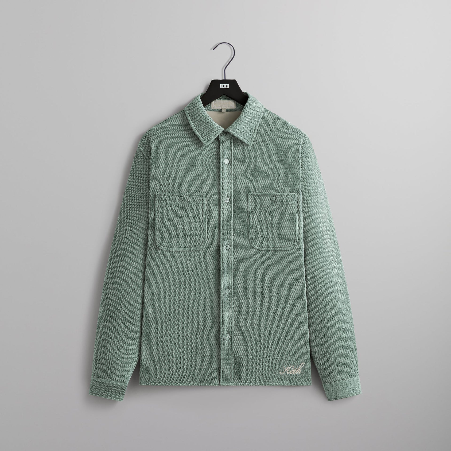 Kith Chenille Tweed Apollo Shirt - Tornado