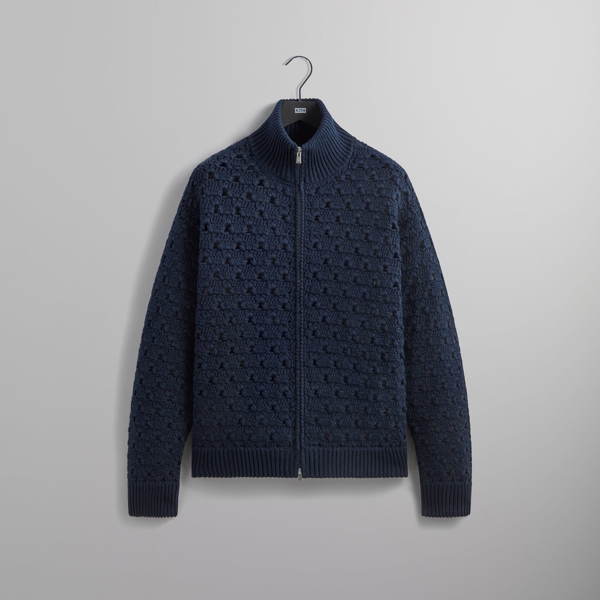 Kith Highland Crochet Wyona Fullzip - Abyss