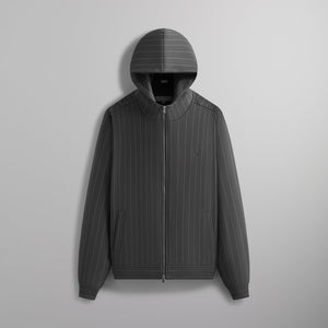 Kith Double Weave Selfridge Zip Up Hoodie - Carbon