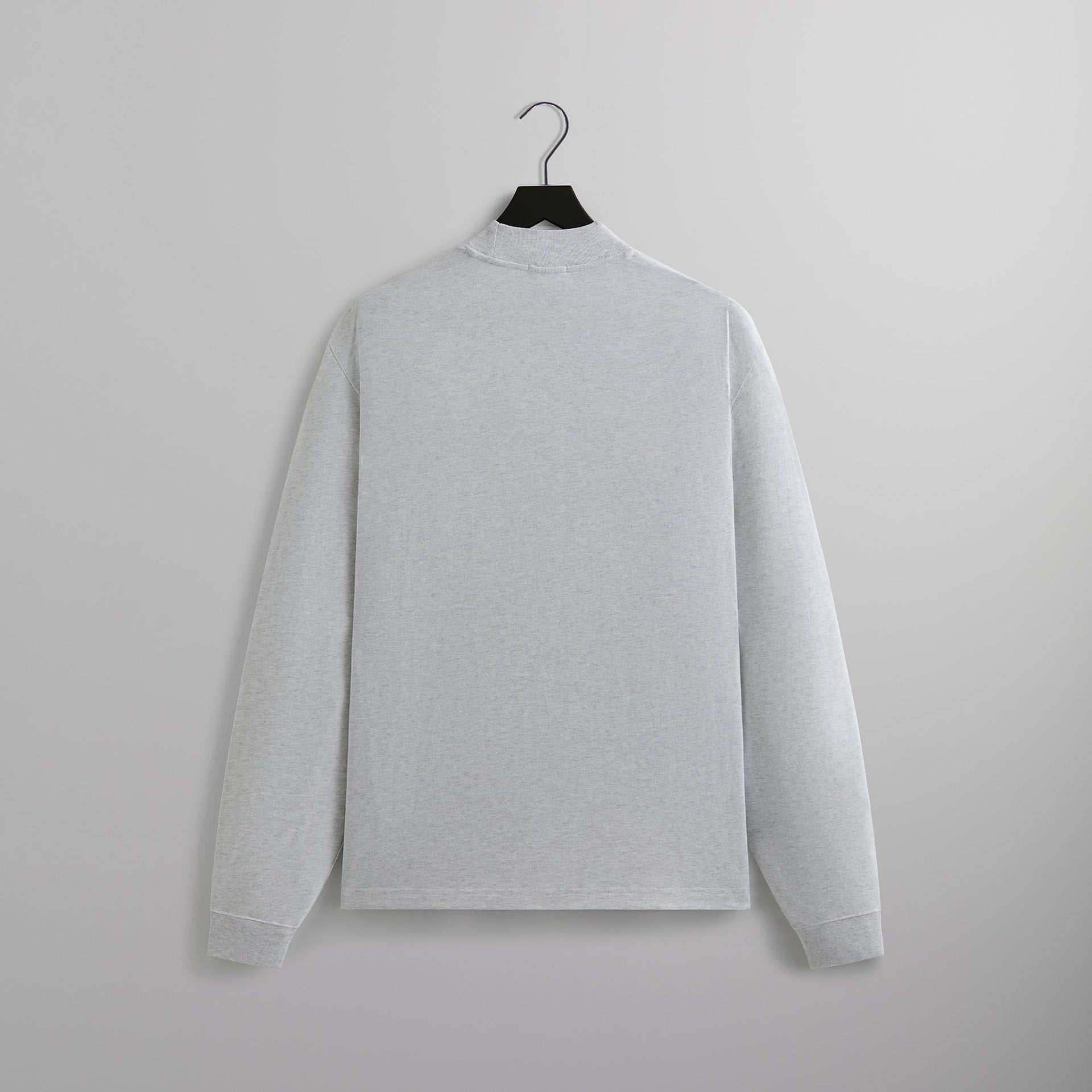 Kith Mock Neck LAX Tee - Light Heather Grey