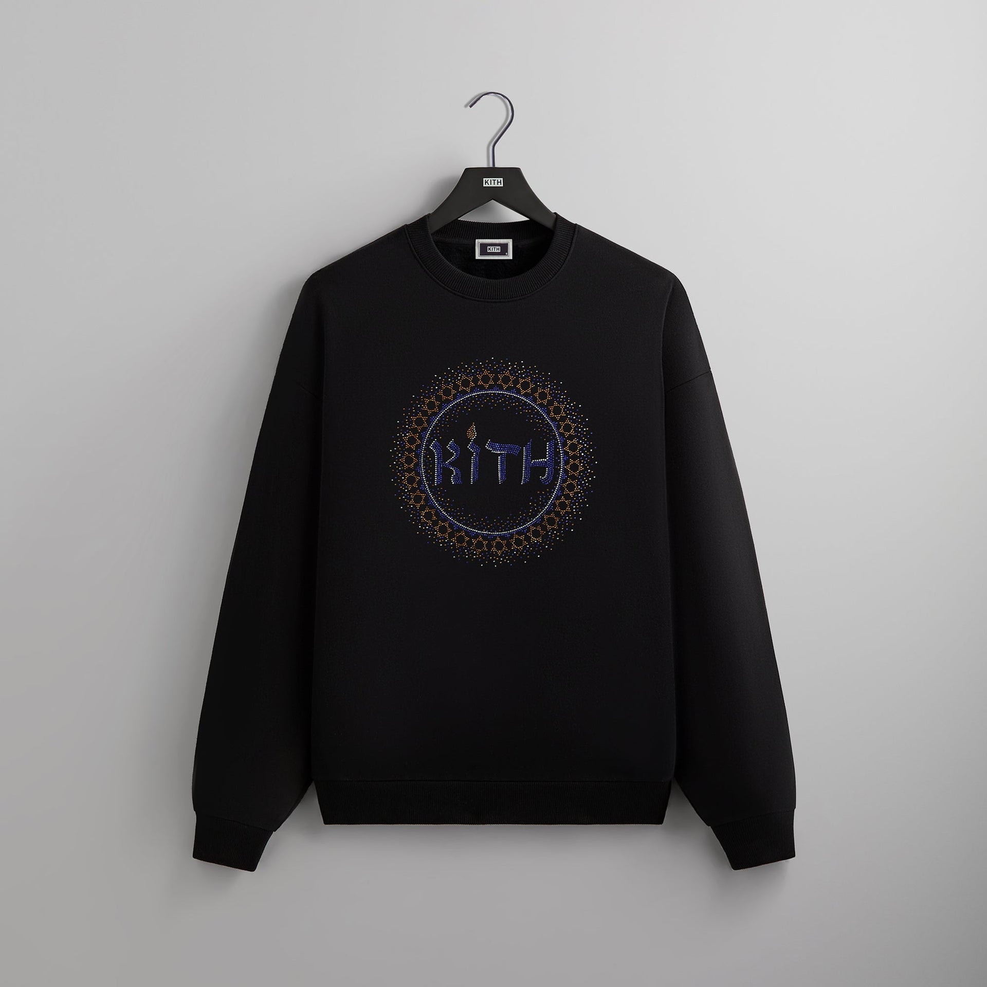 Kith Hanukkah Crystal Nelson Crewneck - Black