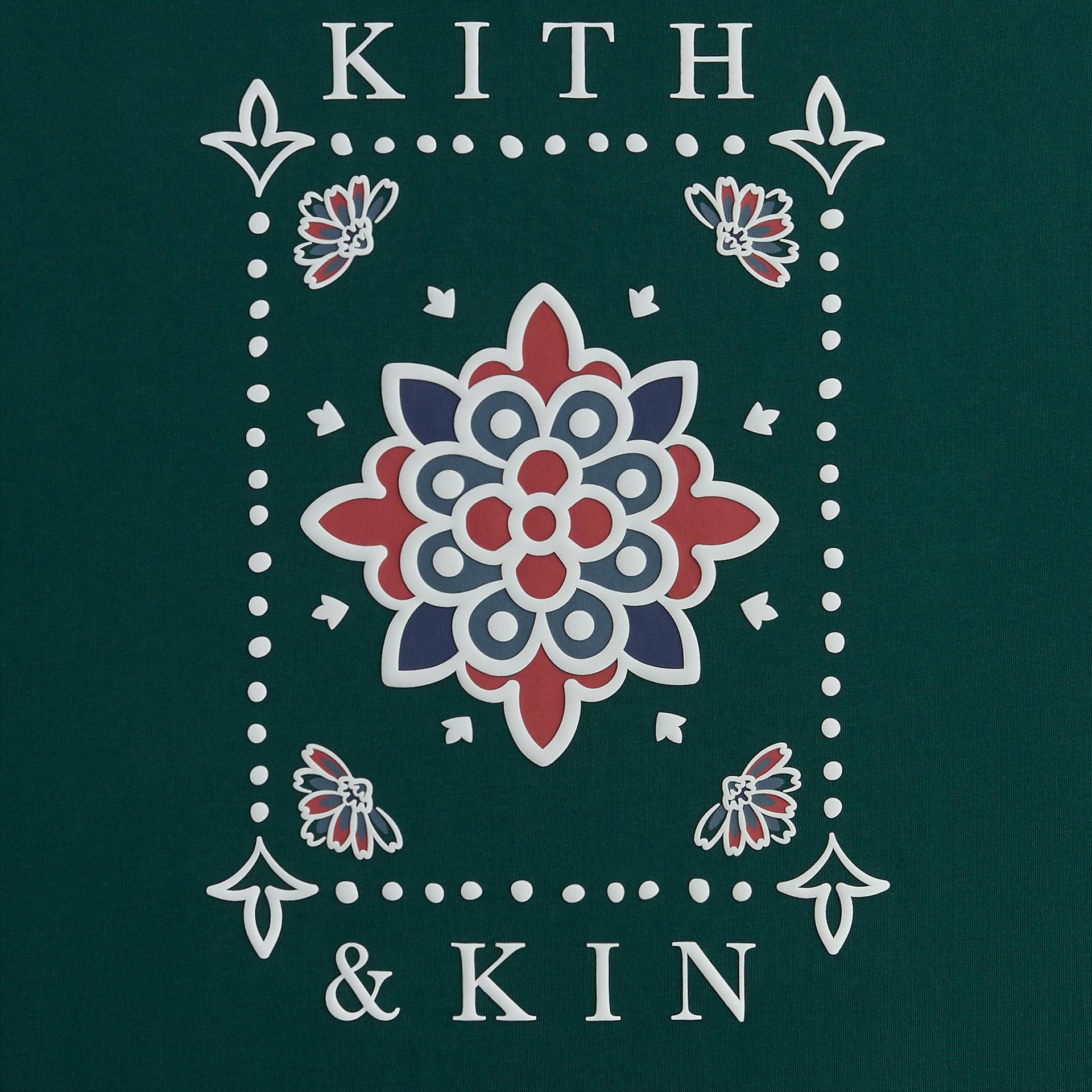 Kith Ornamental Print Tee - Algae