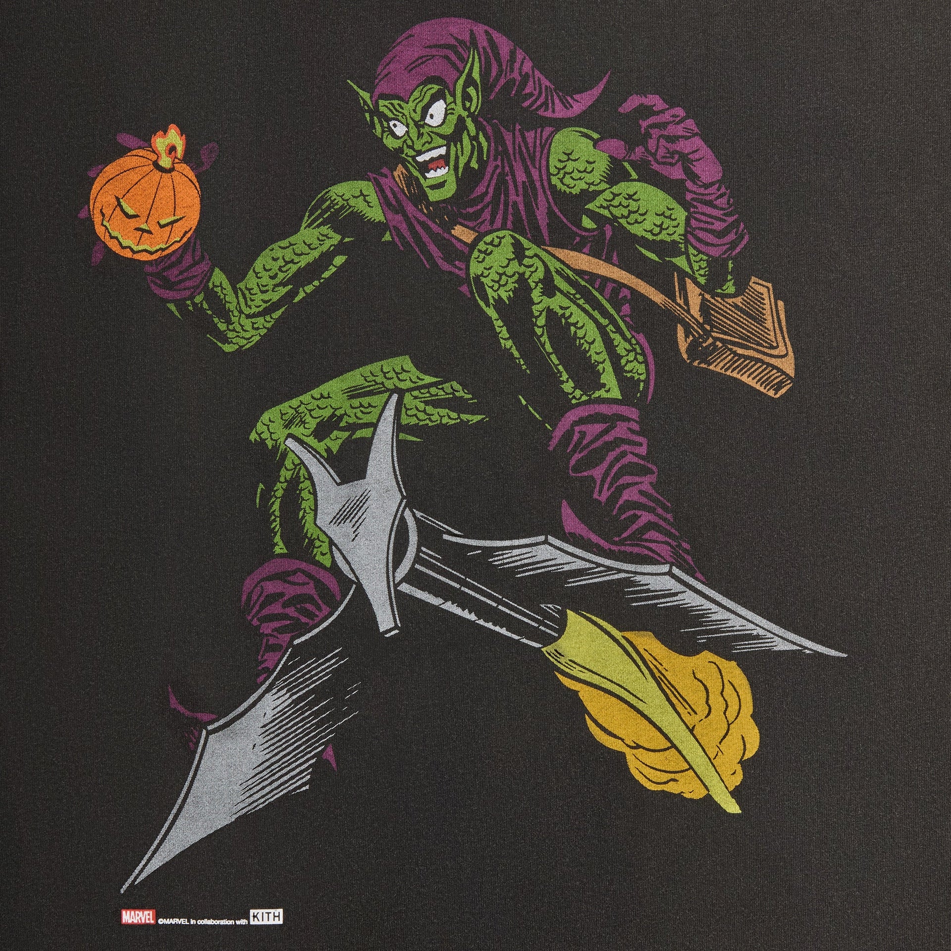 Marvel | Kith Green Goblin Vintage Tee - Black