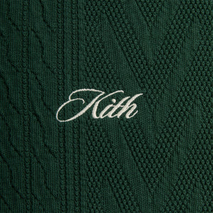 Kith Cable Fleece Quarter Zip - Stadium