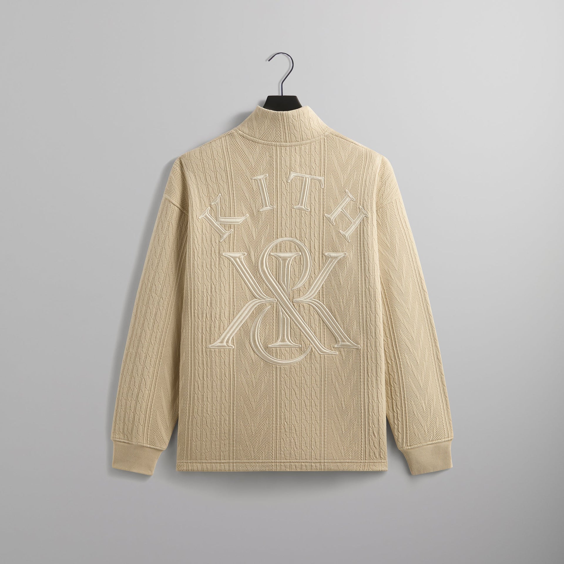 Kith Cable Fleece Quarter Zip - Arete