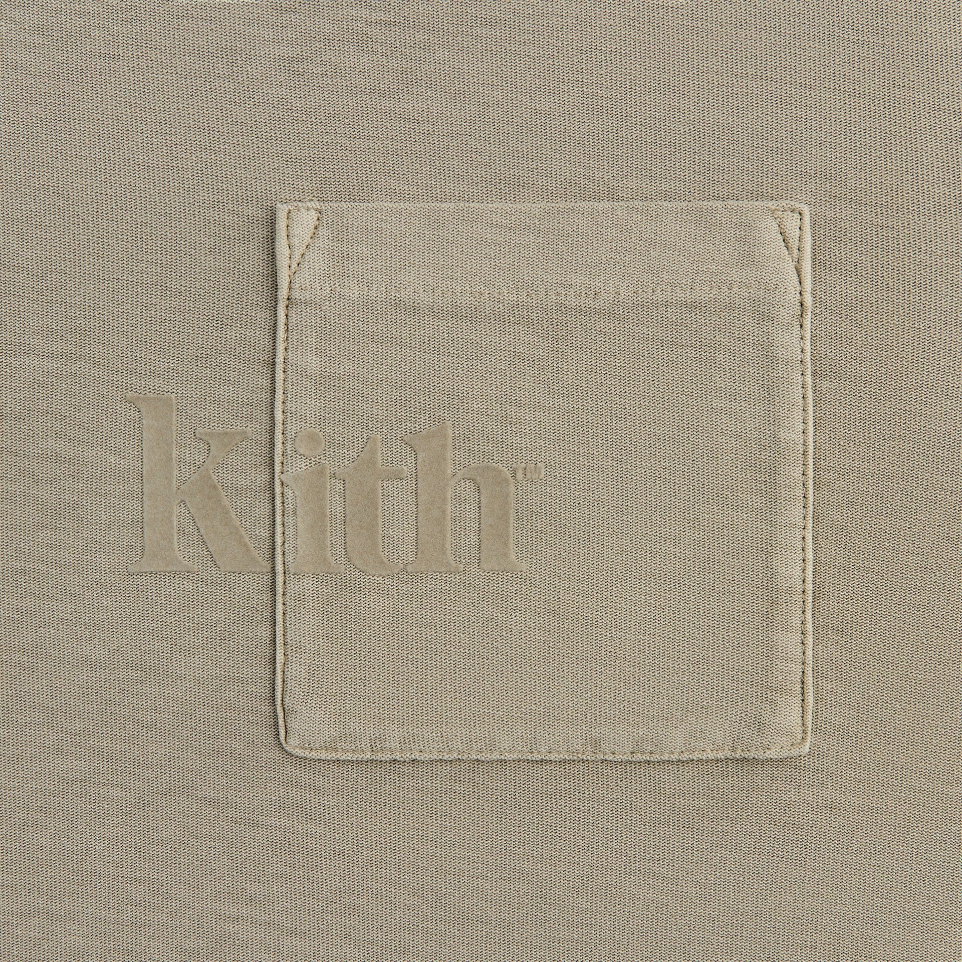 Kith Long Sleeve Quinn Tee - Plaster