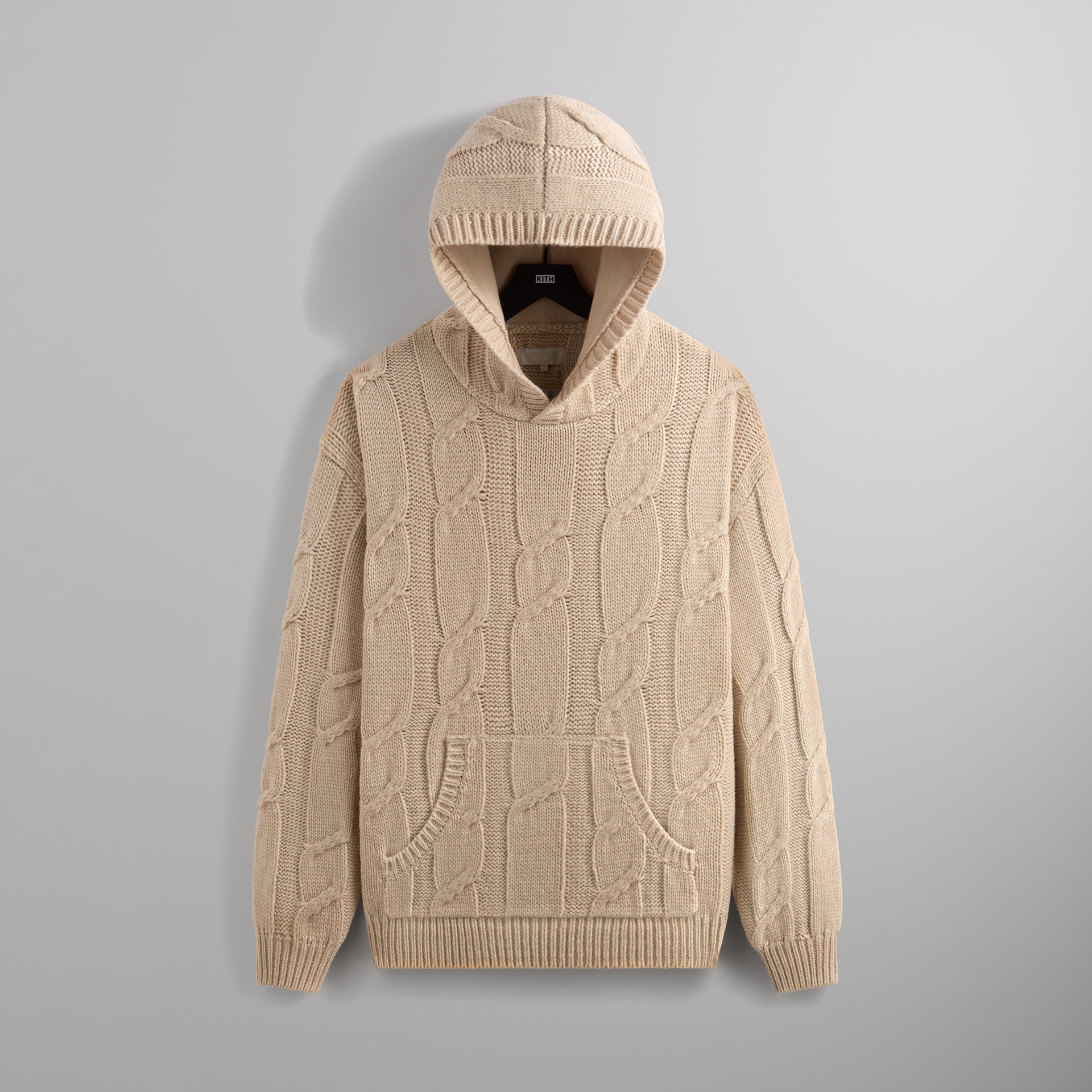 Kith Knit Elliot Hoodie - Sandy Heather