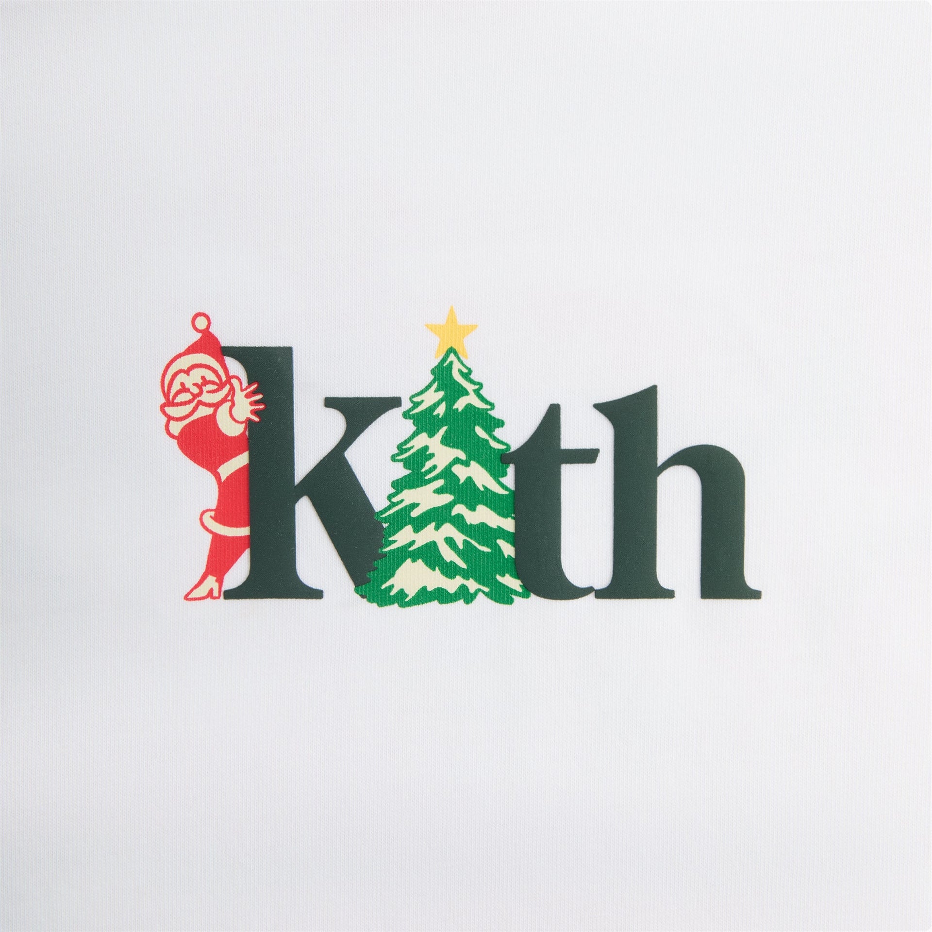 Kithmas Comic Santa Rodeo Tee - White