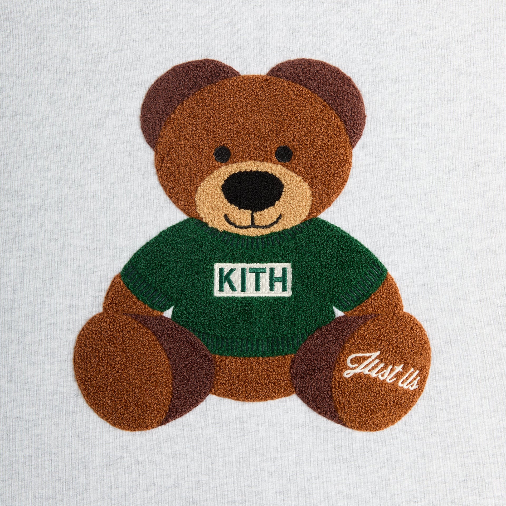 Kithmas Teddy Nelson Crewneck - Light Heather Grey