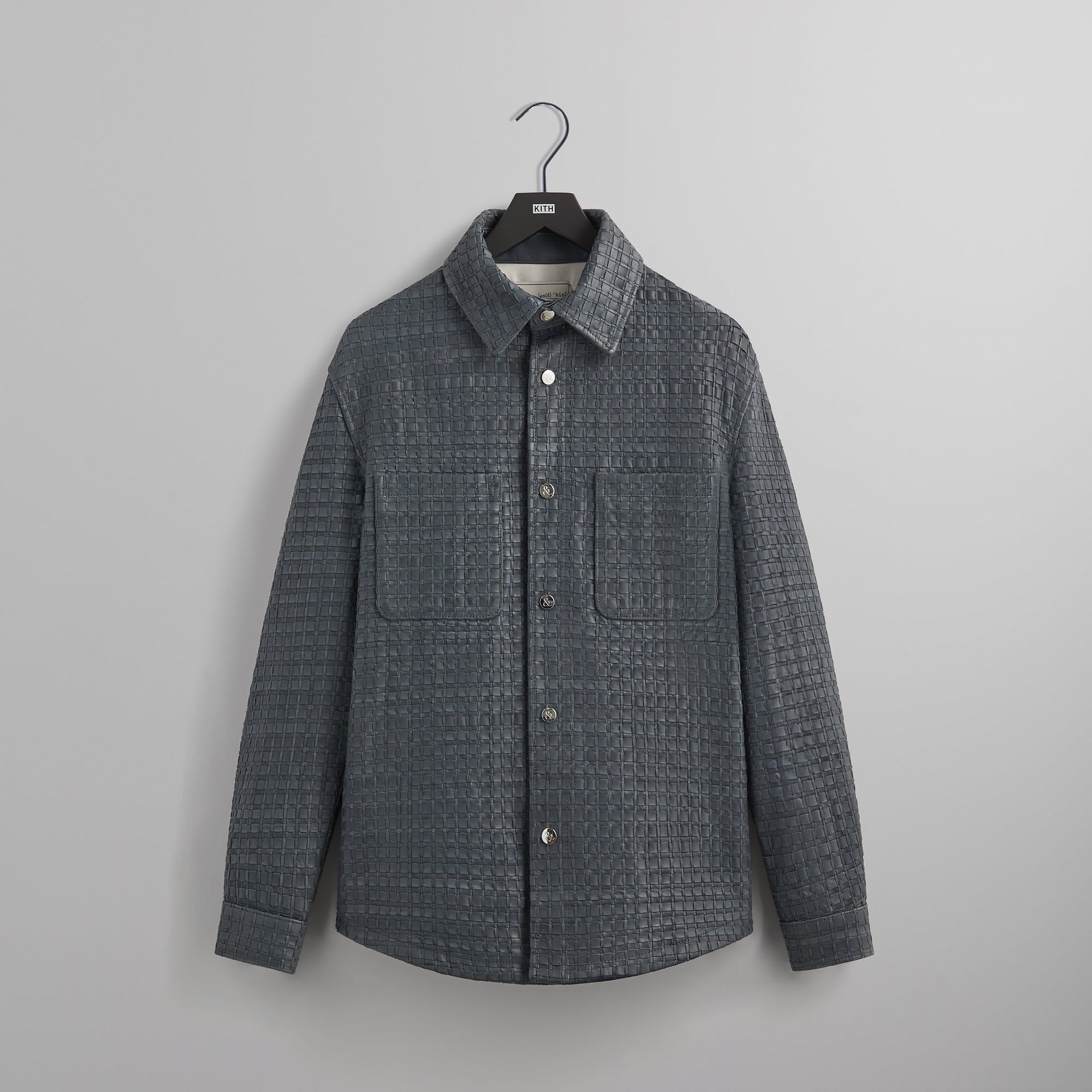 &Kin Woven Leather Apollo II Shirt - Machine