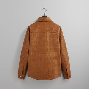 &Kin Woven Leather Apollo II Shirt - Tool