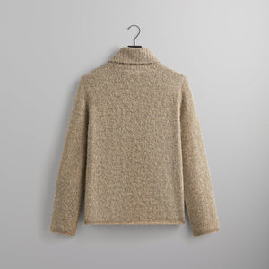 &Kin Speckled Boucle Walker Turtleneck - Wren