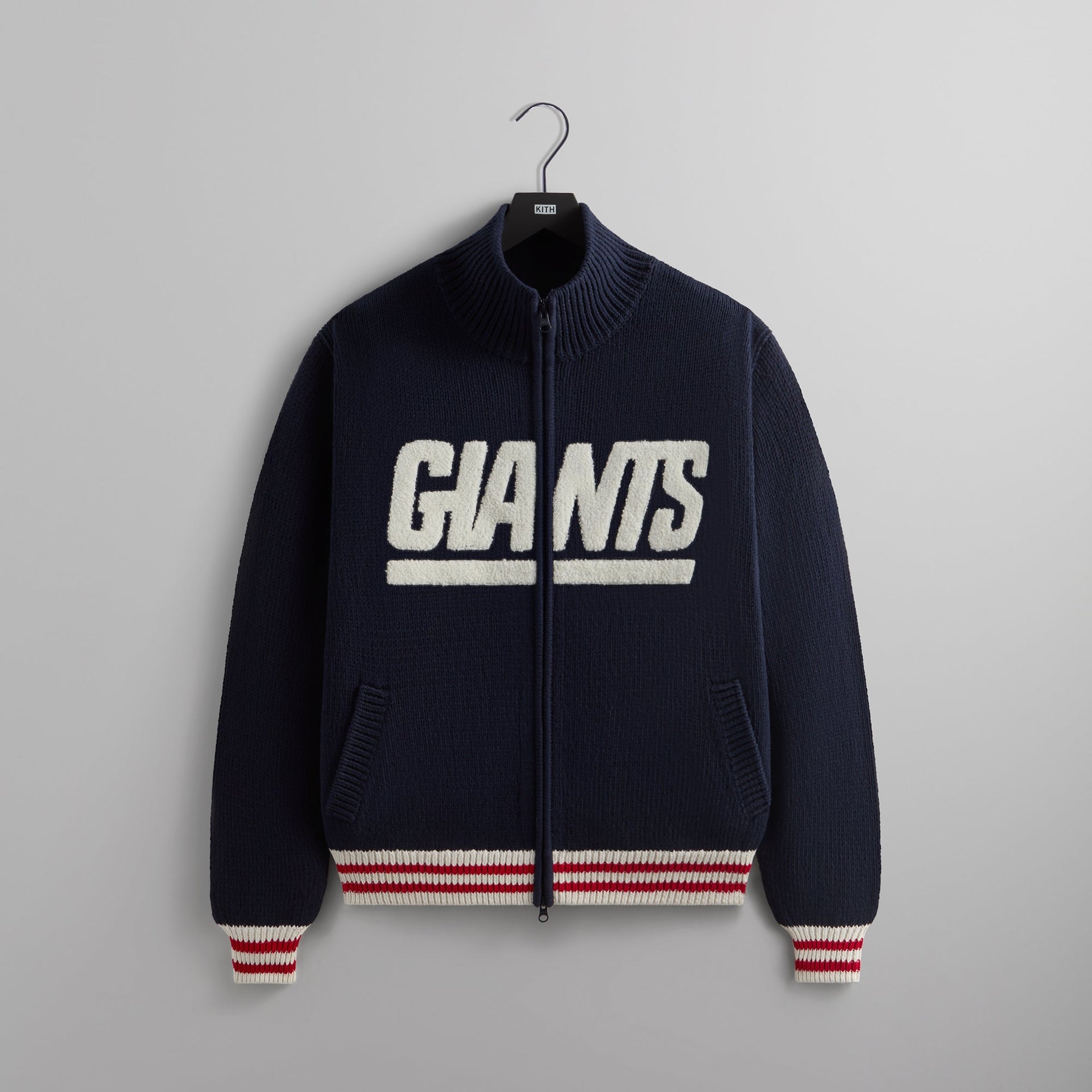 Kith & '47 for the NFL: Giants Wyona Full Zip Sweater - Nocturnal PH