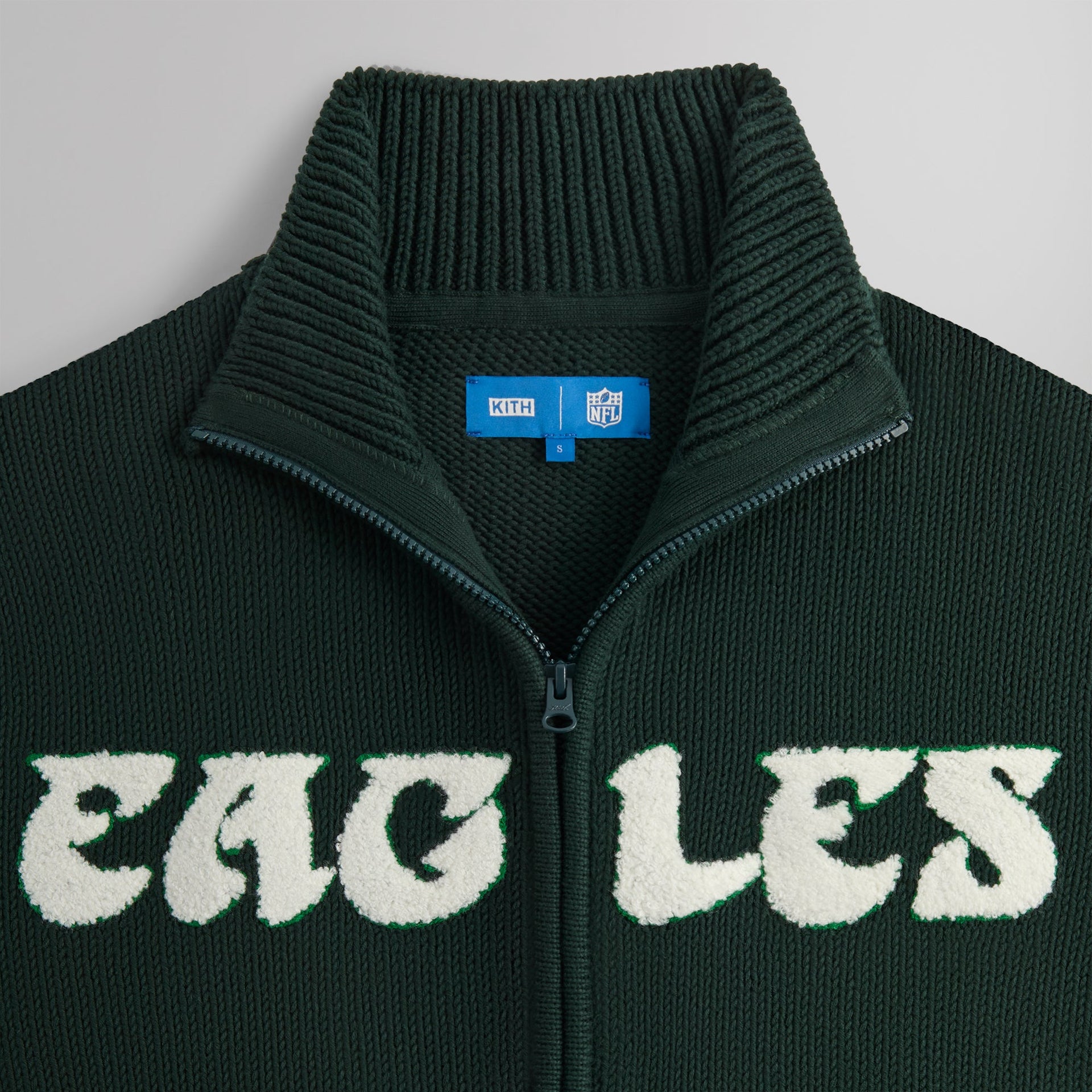 Kith & '47 for the NFL: Eagles Wyona Full Zip Sweater - Stadium