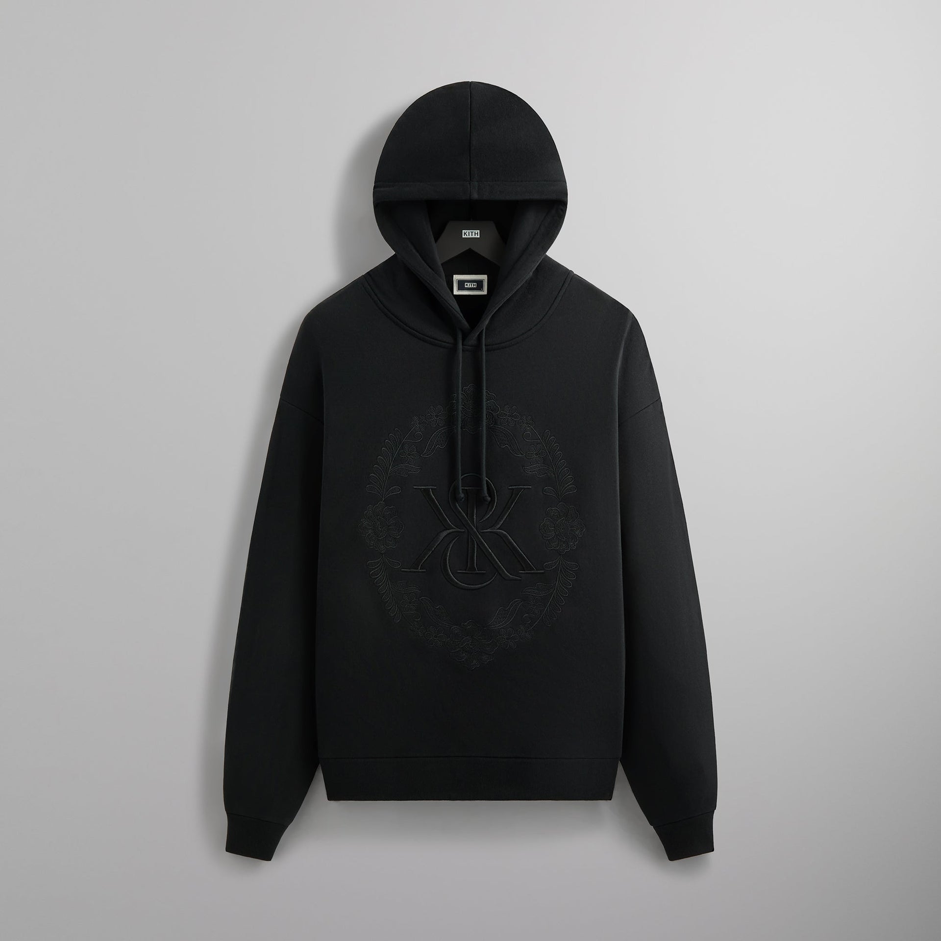 Kith Floral Lace Nelson Hoodie - Black