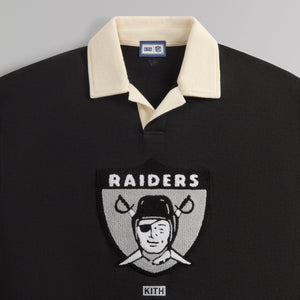 Kith & '47 for the NFL: Raiders Nelson Collared Pullover - Black PH