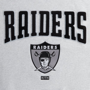 Kith & '47 for the NFL: Raiders Nelson Crewneck - Light Heather Grey PH