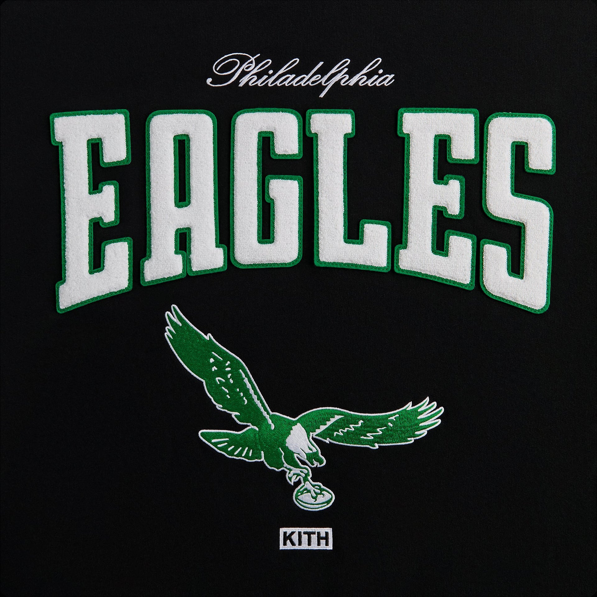 Kith & '47 for the NFL: Eagles Nelson Crewneck - Black