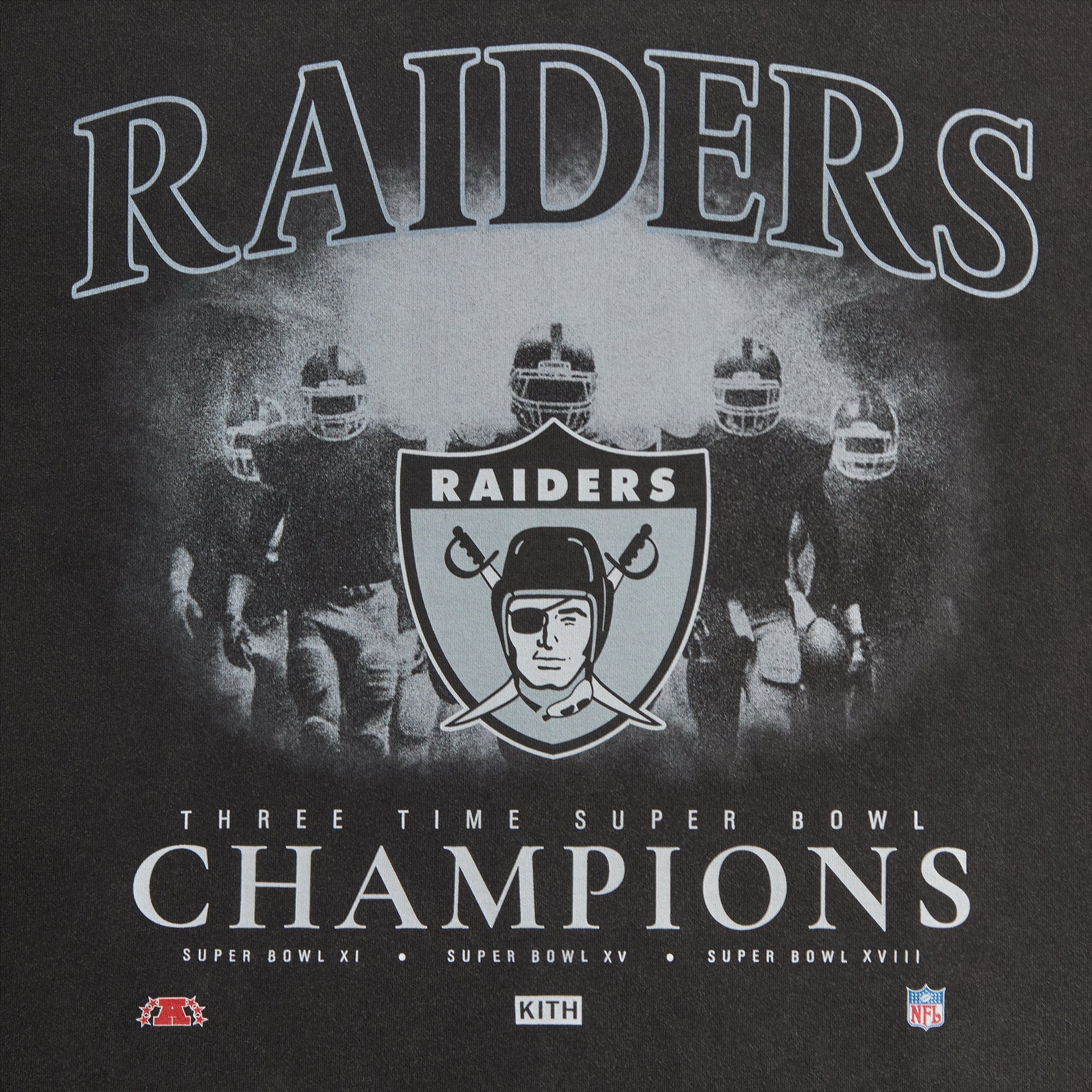 Kith & '47 for the NFL: Raiders Vintage Tee - Black