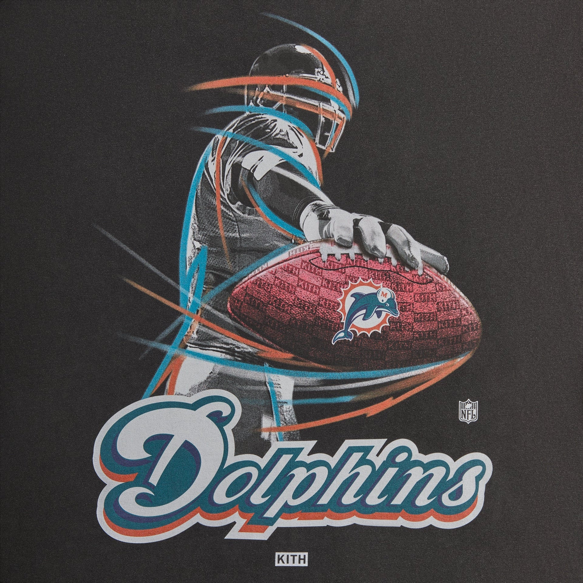 Kith & '47 for the NFL: Dolphins Vintage Tee - Black