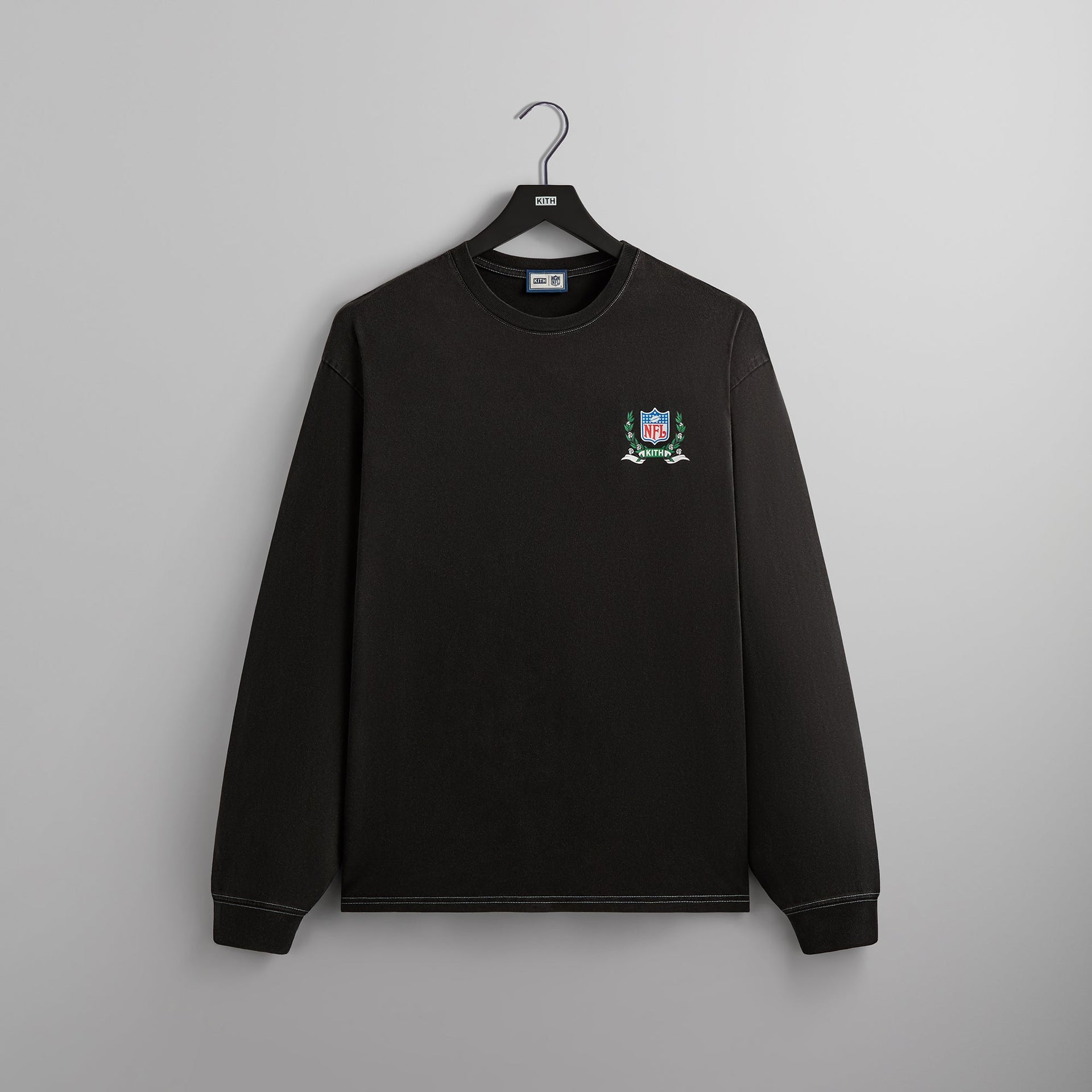 Kith & '47 for the NFL: Eagles Vintage Long Sleeve Tee - Black