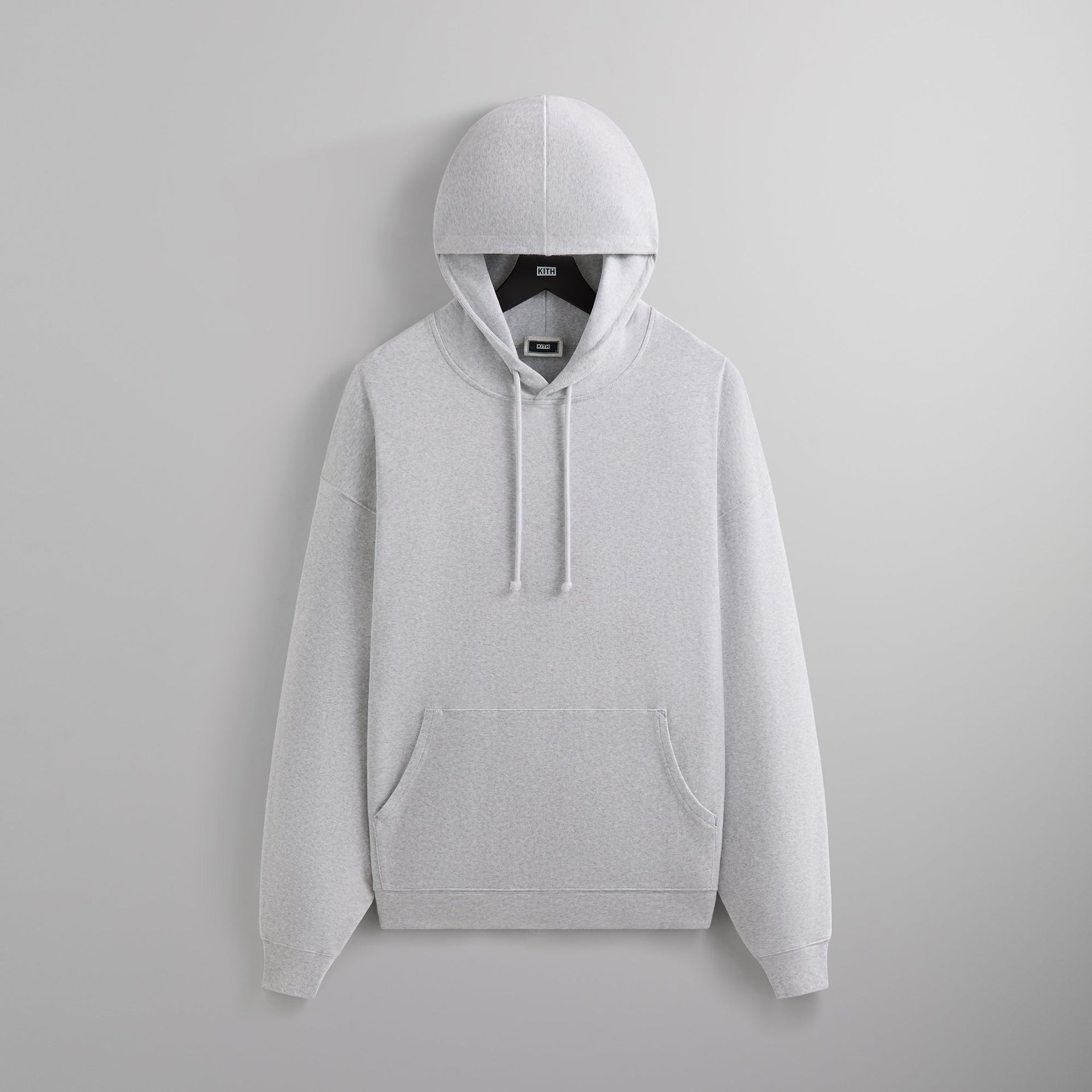 Kith Compact Knit Williams III Hoodie - Light Heather Grey