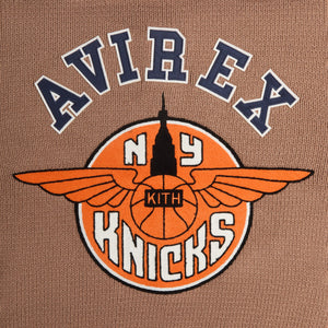 Kith & AVIREX for the New York Knicks Wings Wyona Full Zip Sweater - Stock