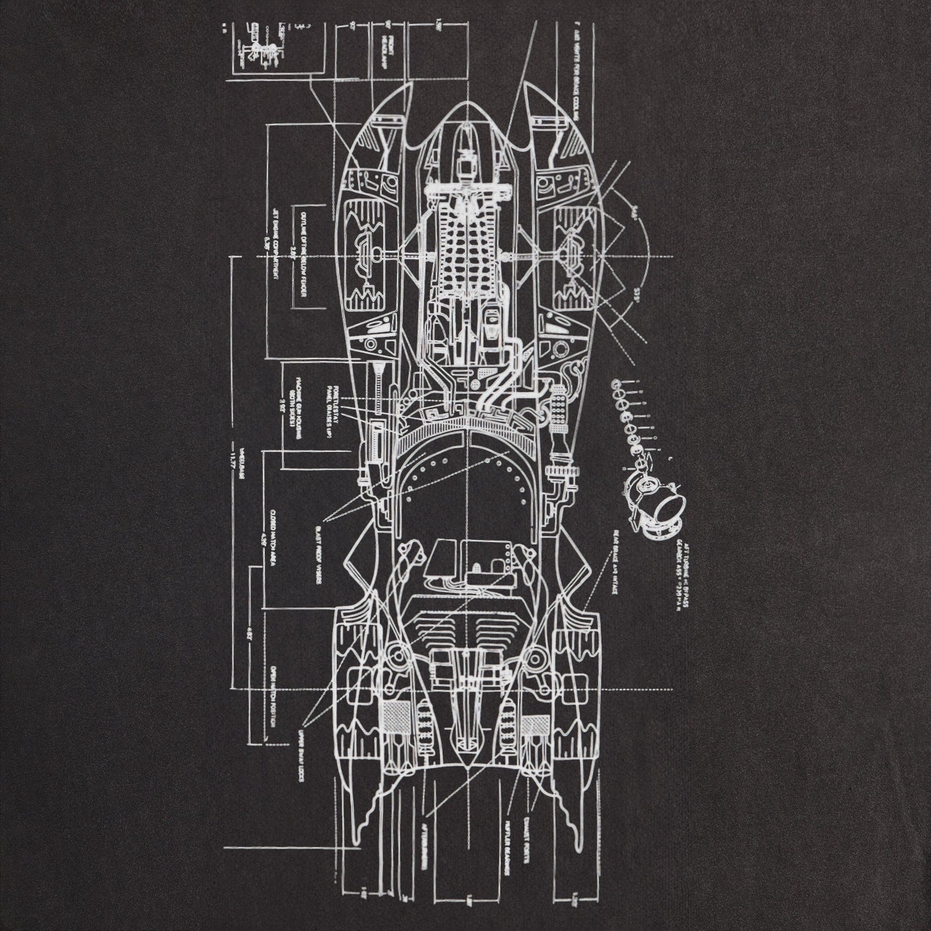 Batman | Kith Schematics Vintage Tee - Black